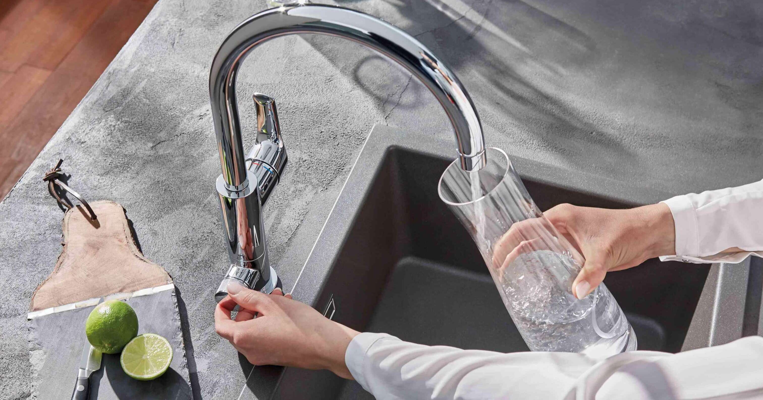 Bateria Grohe z wbudowanym systemem filtrów